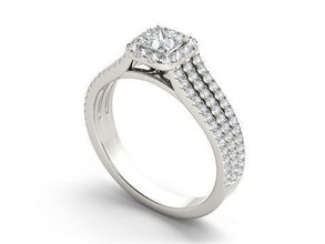 engagement ring 15 3dfiles 3dmodel cadfiles cadmodel diamant verlobungsring hochzeitsband hochzeitsring schmuck mode gold ringe 3d print model - Mito3D