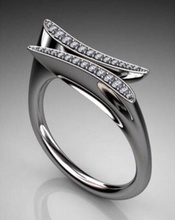 Verlobungsring -30 Schmuck 3dmodel 3dfiles cadfiles cadmodel ring goldring diamondring silverring fashionring Mode Ringe 3d print model - Mito3D