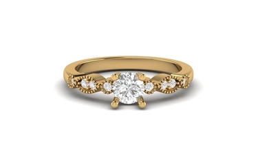 noivado anel 005 joalheria romance casamento nupcial precioso platina prata imprimível esterlina ouro moda amar namorados diamante gema jóia brilhante brilhando argolas 3d print model - Mito3D