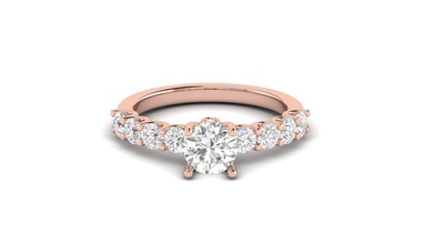 noivado anel 007 joalheria romance casamento nupcial precioso platina prata imprimível esterlina ouro moda amar namorados diamante gema jóia brilhante brilhando argolas 3d print model - Mito3D