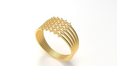 Verlobungsring 01 gold Juwel ring Schmuck engagement Silber bedruckbar ist cool gem diamond Ringe 3d print model - Mito3D