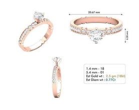 noivado anel 11 joalheria precioso platina gema acessório brilhando pulseira moda colar argolas 3d print model - Mito3D
