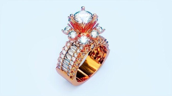 engagement ring 27 jewelry precious gold printable silver diamond rings jewellery jewel wedding platinum brilliant 3d print model - Mito3D