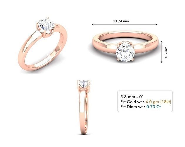 compromiso anillo 30 joyería joya precioso platino lujo brillante pulsera moda romance anillos 3D print model - Mito3D