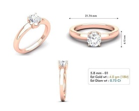 compromiso anillo 30 joyería joya precioso platino lujo brillante pulsera moda romance anillos 3d print model - Mito3D