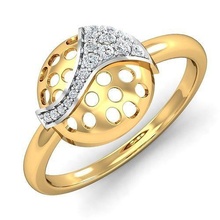 noivado anel 3dm stl fbx obj render detalhes joalheria platina ouro brilhando imprimível diamante gema moda beleza precioso luxo riqueza brilhante diamantes argolas 3d print model - Mito3D