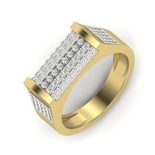 compromiso anillo 3dm stl 3d impresión modelo oro plata pendientes joyería joya anillos pulsera boda pluma pantera panthera panter tigre esposas 3d print model - Mito3D