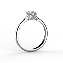 noivado anel 5 mm pedra argolas jóia diamante jóias joalheria ouro rubi gema Casamento diamantes 3d print model - Mito3D