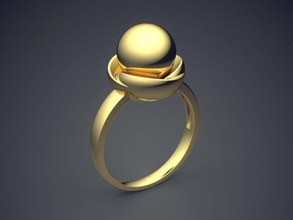 engagement ring cad-5852 brilliant cad design diamond gem gold jewel jewellery platinum printable rings silver wedding jewelry 3d print model - Mito3D