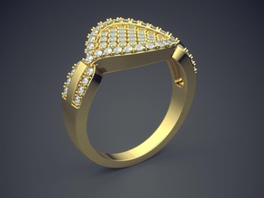 engagement ring cad-6991 jewelry brilliant cad design detail diamond gem gold jewel jewellery platinum printable rings silver wedding 3d print model - Mito3D