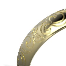 Verlobungsring classic Muster Schmuck engagement ring regelmäßigen barelief bedruckbar ist gold jahrgang cad retro gem marrage Diamant-ring Juwel Mode Schönheit Phantasie Ringe 3d print model - Mito3D
