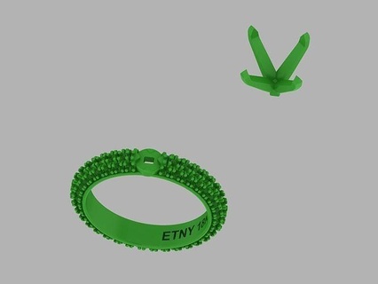 Fidanzamento squillare cuscino centro gioielleria spianare personalizzato eternità anelli 3d print model - Mito3D