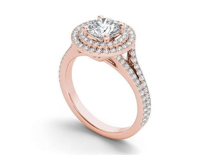 noivado anel diamante joalheria imprimível jóias Casamento brilhante ouro moda branco gema jóia prata safira argolas 3d print model - Mito3D