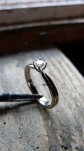 anillo de compromiso diamantes la joyería el diamante oro precioso piedras preciosas los anillos 3d print model - Mito3D