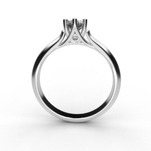 bague de fiançailles diamant pierre bijoux l'anneau les anneaux joyau le l'engagement pierres précieuses or 3d print model - Mito3D
