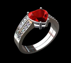 engagement ring er008 jewelry jewel gem diamond wedding jewellery gold gemstone gems gemstones diamonds brilliant stones rings jewels jewllery 3d print model - Mito3D