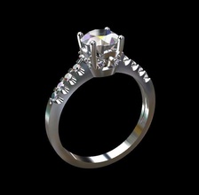 engagement ring er009 jewelry wedding jewel gem diamond jewellery platinum gemstone gems gold brilliant diamonds diamant brilhante brillante diamante rings 3d print model - Mito3D