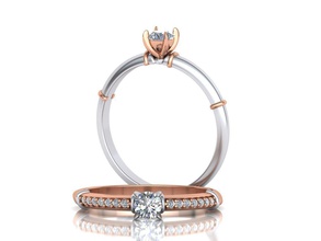 anello di fidanzamento paradiso 170 gioielli diamante delicte promessa europa brillante stampabile europea zaffiro ruby vintag oro gioiello usa il canada unico anelli 3d print model - Mito3D