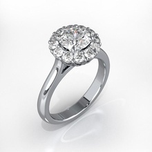 anello di fidanzamento turno gemma 002 gioielli le signore diamante oro stl 3d modello prototipazione anelli 3d print model - Mito3D
