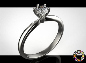engagement ring set sizes 0066 jewelry printable gold platinum silver brilliant diamant diamond fashion beauty sapphire apparel droplight vintag wedding cad emerald bangle rings 3d print model - Mito3D