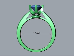 fidanzamento squillare stl 3dm file scarica stampa ca11 gioielleria 3d design stampabile stampa oro moda classico diamante nozze donne anelli modelli pt3d 3d print model - Mito3D