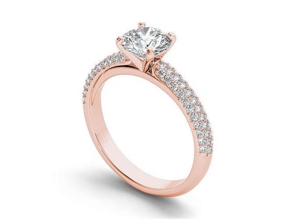 Engagement Ring Hochzeit Gold Silber Schmuck Ringe Diamant druckbar brillant Mode Weiß Juwel Saphir 3d print model - Mito3D