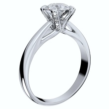 Fidanzamento squillare donne diamante cad design cc126 nozze gioiello gioielleria render animazione giradischi moda 3d print model - Mito3D