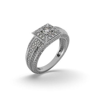 compromiso rings 576 jewelry joyería joya anillos diamante anillo brillante imprimible Moda belleza canalla oro enganchar diseño vestir 3d print model - Mito3D