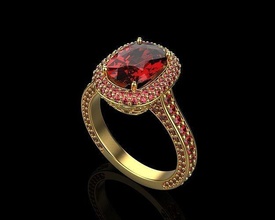 compromiso anillos 113 joyería joya anillo banda mujer precioso Boda oro imprimible diamante Moda abultar colección solitario amor 3d print model - Mito3D
