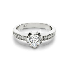 engagement rings cad cam jewelry design custom 3dm ring fashion printable wedding stl file 3d print model - Mito3D