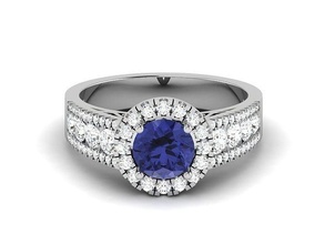 Fidanzamento nozze squillare 3dm render anelli solitario sterlina stampabile diamante platino brillante gioiello gioielleria argento delicato luce oro bianca 3d print model - Mito3D