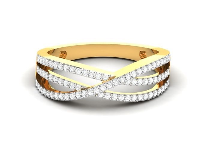engagement hochzeit ring 3dm stl obj fbx einzelheiten schmuck wertvoll luxus juwel diamant druckbar mode sterling platin ringe silber brillant finger 3D print model - Mito3D
