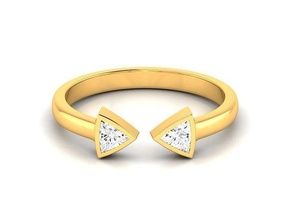 Fidanzamento nozze squillare 3dm stl obj fbx render dettagli gemma gioiello gioielleria stampabile diamante argento oro sterlina bianca brillante platino anelli lusso 3d print model - Mito3D