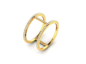 Engagement Hochzeit Ring 3dm stl obj fbx Einzelheiten Gold Schmuck Juwel Diamant Design Silber Sterling Mode Schönheit Kleidung vintag cad engagem 3d print model - Mito3D
