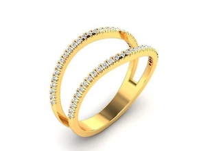 Fidanzamento nozze squillare 3dm stl obj fbx render dettagli 3dprinted design moda oro d'oro gioiello gioielleria Stampa stampabile stampa prototipazione anelli argento loto 3d print model - Mito3D