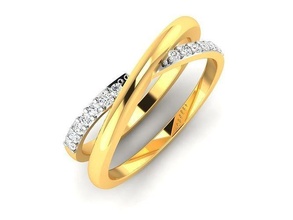 Fidanzamento nozze squillare 3dm stl obj fbx render dettagli 3dprinted design moda oro d'oro gioiello gioielleria Stampa stampabile stampa prototipazione anelli argento Volpe 3d print model - Mito3D