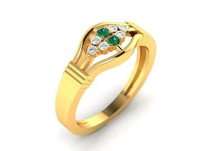 Engagement Hochzeit Ring 3dm stl obj fbx Einzelheiten Schmuck Platin Gold leuchtenden druckbar Diamant brillant Juwel Mode Schönheit Silber wertvoll Diamanten 3d print model - Mito3D