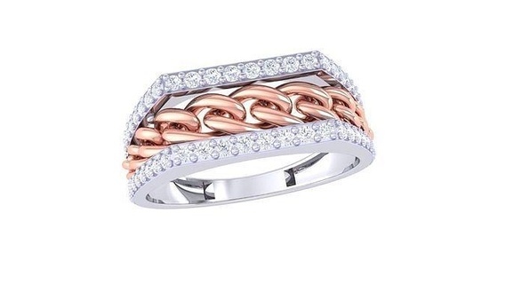 engagement mariage bague 3dm stl obj fbx rend détails bijoux platine solitaire anneaux or mode femmes diamant anniversaire Valentin promettre 3d print model - Mito3D