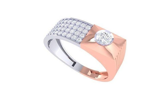 fidanzamento nozze squillare 3dm stl obj fbx esegue rendering dettagli gioielleria platino solitario anelli oro moda donne diamante anniversario promettere san valentino 3d print model - Mito3D