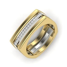 nişan düğün yüzük 3dm stl vermek 3d Yazdır model Ayarlamak grup erkekler modeller pt3d yüzükler KADIN evlilik gotik gümüş yazdırılabilir elmas takı 3d print model - Mito3D