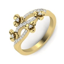compromiso boda solitario anillo diamante joyería joya Moda libra esterlina blanco imprimible belleza platino brillante impresión oro anillos 3d print model - Mito3D