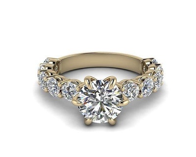 noivado anel 0001 lindo legais ouro joalheria imprimível esterlina moda prata diamante cortina rococó desembrulhado vistoso jóia jóias Casamento colar argolas 3d print model - Mito3D
