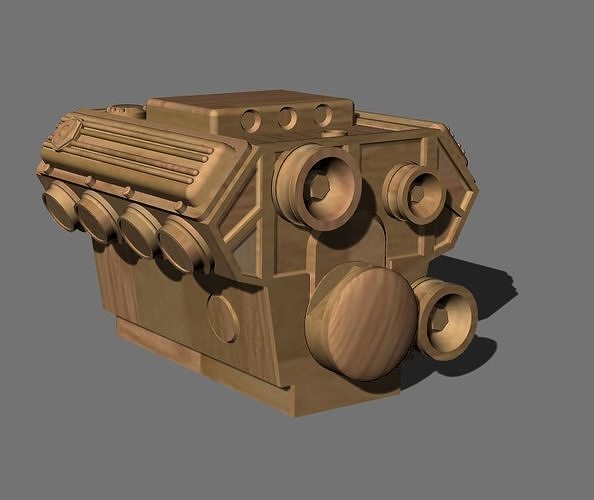 engine box model toy technology games toys 3D print model - Mito3D