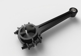 motor conectando cajado técnico ferro instrumento automóvel ciência engenharia 3d print model - Mito3D