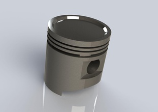 motor pistón cilindro árbol levas manivela cigüeñal creadores desafíos pasatiempo bricolaje diy automotor 3d print model - Mito3D