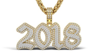 Inglés 2018 Roca sólido belleza oro joyería joya plata imprimible platino colgantes regalo contento Moda blanco 18 brillante collar Diamante 3d print model - Mito3D