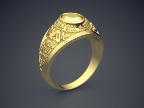 engraved ring cad-6964 jewelry brilliant cad design detail diamond engagement gem gold jewel jewellery platinum printable rings silver wedding 3d print model - Mito3D