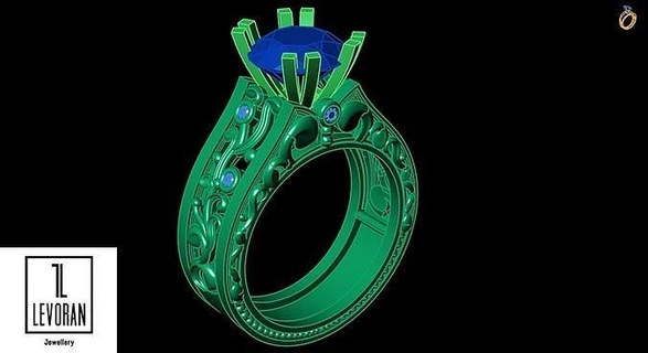 engraved solitaire ring stl file stlfile stlmodel stltoprint 3ddesign 3dmodel 3djewelry modelmaking jewelrymaking printable 3dprinting 3dprinted 3dfile 3dring 3dstlfile jewelry rings 3d print model - Mito3D