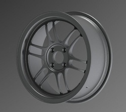 enkei rpf1 wheel aluminum rim car spoke r16 4x100 3dprint realsize automotive racing tuning alloywheel hobby diy 3d print model - Mito3D