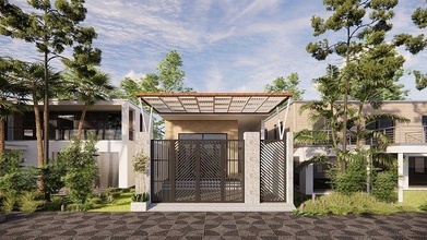 enscape house small architecture street village interior outdoor 3d print model - Mito3D